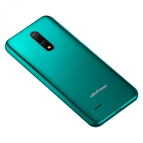 [Entrepôt HK] Ulefone Note 8, 2 Go + 16 Go, Deux caméras arrière, identification de visage, 5,5 pouces Android 10,0 GO MKT6580 Quad-core jusqu'à 1,3 GHz, réseau: 3G, double SIM (vert) SU494G1210-017